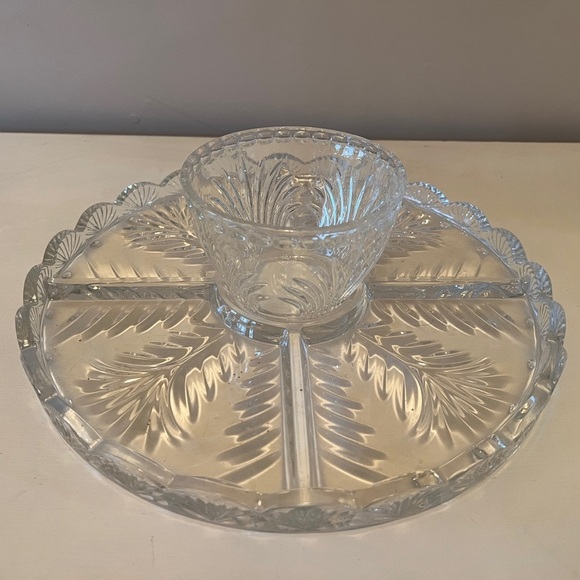 Crystal Clear Industies Portico Serving Dish/Cake Platter - Picture 6 of 7
